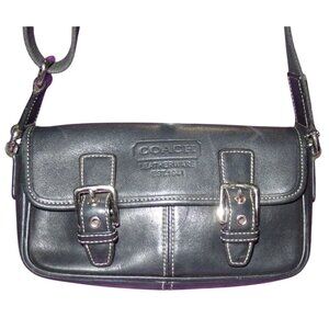 Coach 2004 Vintage Leatherware Soho Bleecker Double Buckle Crossbody #1404